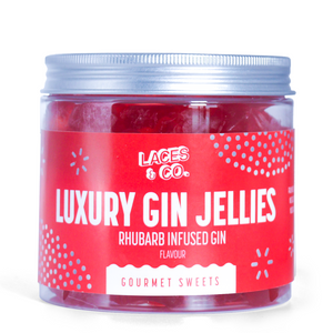 Rhubarb Gin Jellies